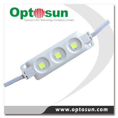 China 5050 SMD LED Module 12v Dc 3leds White Waterproof For Advertise supplier