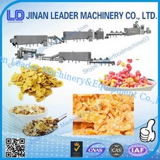 China High efficiency maize flakes cereal puffing food industry machines supplier