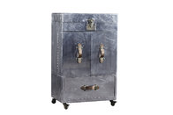 Aluminium Wine Storage Cabinet Silver Color Foldable For Reception Room
