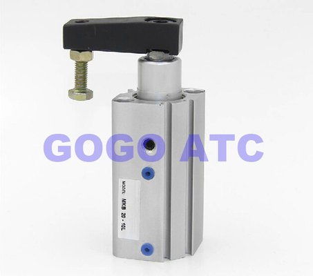 China Double Acting Pneumatic Actuator , Rotating Air Cylinder With 16mm Bore 10mm Stroke supplier