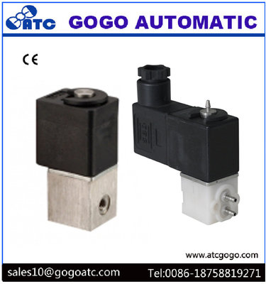 China 3 Way / 2 Way 24VDC Solenoid Air Valves With Direct Action 2/2 3/2 Motion Pattern supplier