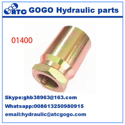 China CNC Swage Quick Connect Hose Fittings with Zinc Plated Carbon Steel supplier