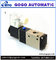 24VDC 3 Way Air Control Pneumatic Solenoid Valve With Port 1/4&quot; BSP Plug Type Red LED Light supplier