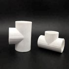 factory price DIN8077 white PPR equal tee pipe fitting