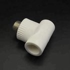 Wholesale white color PPR male thread reducing tee pipes fittings