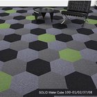 Kindergarten nylon modern design modular hexagon carpet colorful