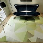 Fire retardant decorative putting green oblong 3d printing carpet for living room