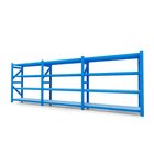 High quality midium duty adjustable moving 500kg/layer steel metal grocery shelf storage