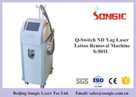 Q Switch ND YAG Laser Tattoo Removal Machine with 1064nm / 532 nm