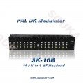 PAL DK Headend Modulator 16 In 1