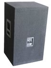Professional audio system, PA speaker, 2-way 15" speaker system, black carpet finishing, ABS plastic handle