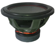 3000W Rms Competition Car Subwoofer with Flat Aluminum Voice Coil and high roll foam surround