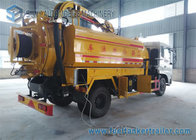 Vacuum Suction Sewer Cleaning Truck Vacuum Tank Truck Dual Axle DONGFENG 210hp