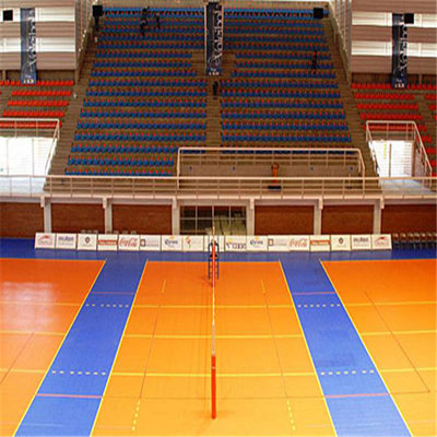 China 2015 Hot sale pvc/vinyl volleyball sports flooring with 8mm cheapest price supplier
