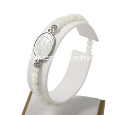 China Stone bead Bracelet With Stainless Steel supplier
