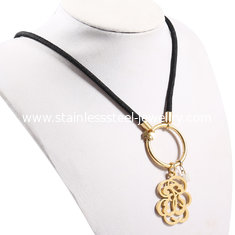 China Fashion Stainless Steel Pendant Necklace / Handmade Jewelry Set supplier