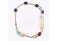 27 Inch Rolo Chain Gemstone Beaded Necklaces Agate Drop Shape Necklace supplier