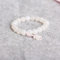 8mm Precious Stone Bracelets Attractive White Bead Bracelet For Wedding supplier