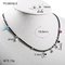 Medical Stainless Steel Jewellry , Black Leather Necklace For Women supplier