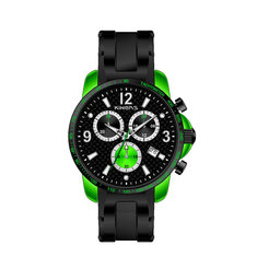 China Fashion Sport Men Silicone Strap Watches Multifunction With Alu Case supplier