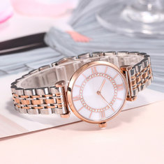 China New 2019 Japan Quartz Analog Timepieces Stainless Steel Luxury Women Ladies Fashion Watch OEM Watch supplier