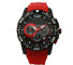 Multifunction Red Silicone Strap Watches Sport Wrist Watch OEM supplier
