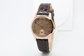Cute Ladies Leather Quartz Watch Stainless Steel Case Elegant Wrist Watch supplier