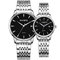 Stainless Steel Couple Quartz Watches Fashion Dress Wrist Watch for Men Ladies Luxury Wrist Watch OEM supplier