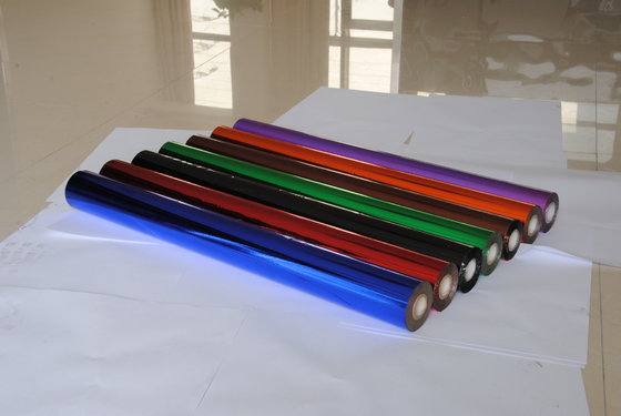 China Book Covers Hot Stamping Colored Foil Paper Red Green Blue 15 Micron Thickness supplier