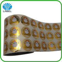 China Beer Lable Plastic Wrapping Foils Hot Stamping Printing 12 Micron Thickness supplier