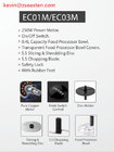 ABS Housing Mini Food Processor EC01M/ Household Electric Mini Meat Grinder/ 400ML Mini Meat Mincer