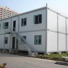 Portable 20ft Cheap Flat Pack Sandwich Panel Container House for Camp with certificate