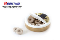 Hole Shaped Colorful Mint Candies , Coffee Flavored Hard Candy With True Coffee Powder