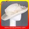 Elegant fancy Church sinamay hats for ladies ,Sinamay wide brimhats supplier