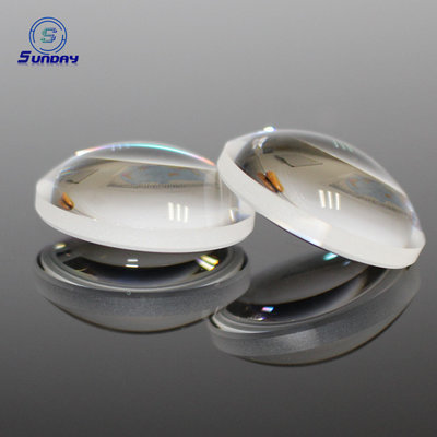 China All kinds of material customized size with coating  coating  optical double convex lens for magnifying glass supplier