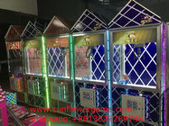 coin operated prize toy candy crane claw machine/key master kids crane games classical arcade game