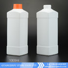 High qulity 1000ml plastic HDPE bottles for liquid 1000ml detergent bottle