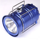 6 LED Solar Camping Light ,with Rechargeable Battery .