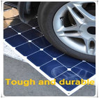 100w/110w/120w semi flexible solar panel / solar panel bendable 30 degree make in china for sale