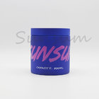 500ml Frosted PET plastic cream jar for hair mask Container use