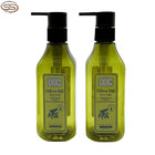 250ml Screen Printing Plastic PET Square Bottle with Lotion Pump for Shampoo
