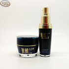 Luxury 30ml Plastic Double Wall Lotion Bottle and 30g Cream Jar