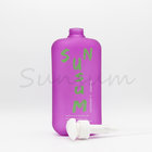 Factory Price 1000ml Flat PET Plastic Shampoo Bottle with Lotion Pump