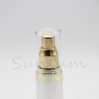 30ml Luxury Plastic Double wall Cosmetic Lotion Bottle with Golden Pump