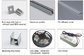 LED aluminum extrusion profile for led strip lights,aluminum led profiles PC cover led channel supplier