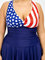 2019 New Women Swimwear American Flag Bikini Sexy Stars and Stripes Swimsuit US 4th of july Women Halter Top Bathing Sui supplier
