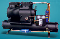 R404A Midium and low temperature semi-hermetic piston water-cooled condensing unit