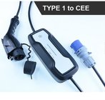 Mode 2 EV Charger Type 1 to CEE with 5m Black Cord