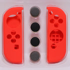 6 in 1 Soft Silicon Rubber Skin Cover Case with 4pcs Extended Length Thumb Cover Cap Kit for Switch Joy-Con Controller