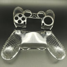Protective Clear Crystal Shell Hard Cover Case For PS4 Controller